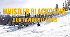 Whistler Blackcomb | BEST groomed runs (with trail map) #intermediate #whistlerblackcomb