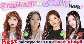 STRAIGHT or CURLY Hair? Best Hairstyles for Your FACE | Watch This BEFORE You PERM Your Hair!