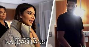 Kim And Tristan Thompson Come Face To Face In Khloe's Delivery Room | KUWTK | E!
