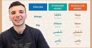 Here's Why Moroccan Arabic (Darija) is so Different from Modern Standard Arabic