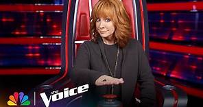 New Coach Reba McEntire Sits In Blake's Iconic Chair | The Voice Live Semi-Final | NBC