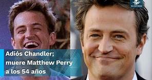 ¿De que murió Matthew Perry, el actor de "Friends"?