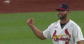 ALBERT PUJOLS PITCHING!! Cardinals legend pitches for first time ever!! 🤣