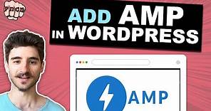 How to Add AMP in WordPress (Install Google Accelerated Mobile Pages with a Plugin)