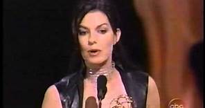 Sela Ward wins 2000 Emmy Award for Lead Actress in a Drama Series