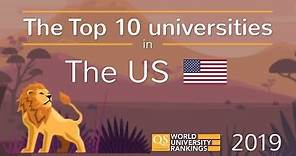 Meet The US's Top 10 Universities 2019