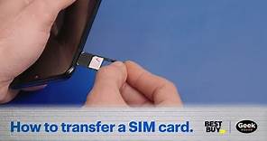 How To Transfer a SIM Card - Tech Tips from Best Buy