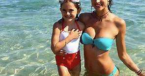 Alessandra Ambrosio and Her Look-Alike Daughter Sport "Matching Bikinis" While Swimming in Paradise