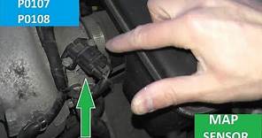 Map Sensor P0107 and P0108 | How to Test and Replace