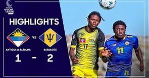 Concacaf Nations League 2023 Antigua and Barbuda v Barbados | Highlights