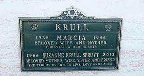 Actress Suzanne Krull Grave Mount Sinai Memorial Park Los Angeles California USA November 25, 2022