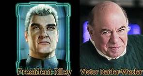 Character and Voice Actor - Supreme Commander - President Riley - Victor Raider-Wexler
