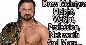 WWE Drew McIntyre Profession,Height,Weight,Date of birth,Net worth And More....