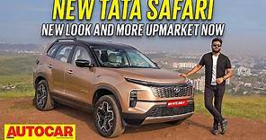 Tata Safari facelift review - Flagship SUV goes more upmarket | First Drive | Autocar India