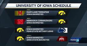 Iowa Hawkeyes release revised 2020 football schedule