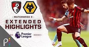 Bournemouth v. Wolves | PREMIER LEAGUE HIGHLIGHTS | 10/21/2023 | NBC Sports