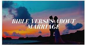 BIBLE VERSES ABOUT MARRIAGE (With Explanation)
