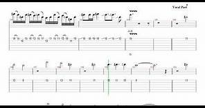 Dragonforce - Through the fire and flames (guitar tab)