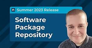 Software Package Repository Demo