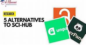 Breaking Research Barriers: Explore 5 Alternatives to Sci Hub #research #researchscholar #phd