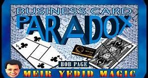 Business Card Paradox (Bob Page)