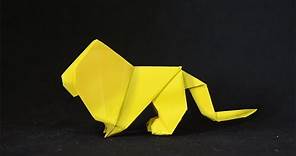 Origami: Lion