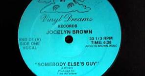 Jocelyn Brown - Somebody Else´s Guy Original 12 inch Version 1984.