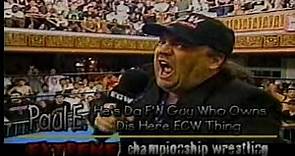 Paul E. Dangerously announces "ECW on TNN" (1999)