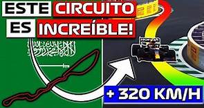 JEDDAH F1 ¿MÓNACO a 320 km/h? 💥 DESCUBRE Cómo es una VUELTA al CIRCUITO Urbano de ARABIA SAUDITA. GP