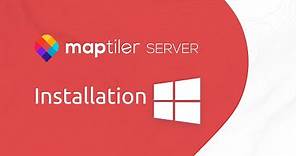 [Windows] MapTiler Server Installation Tutorial