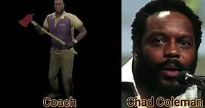 Character and Voice Actor - Left 4 Dead 2 - Coach - Chad Coleman