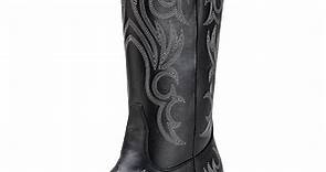 IUV Cowboy Boots For Women Pointy Toe Women's Western Boots Cowgirl Boots