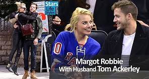 Margot Robbie With Husband Tom Ackerley | Celebrity Couples