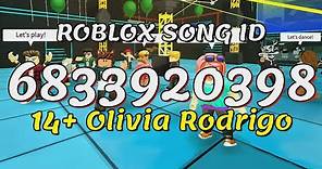 14+ Olivia Rodrigo Roblox Song IDs/Codes