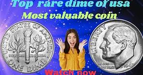 Rare Gem Alert! Discovering the 1947 USA One Dime Coin's Hidden Treasures"