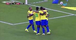 Everton Ribeiro puso el 1-0 para Brasil ante Perú. (Video: Movistar Deportes)