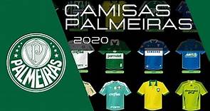 Todas as camisas do Palmeiras até 2019