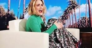 All moments of Sarah Paulson scared by Ellen ☆