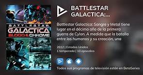 ¿Dónde ver Battlestar Galactica: Sangre y Metal TV series streaming online?