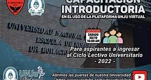 Ingreso a la Escuela de Minas 2022 - Introducción a UNJu Virtual