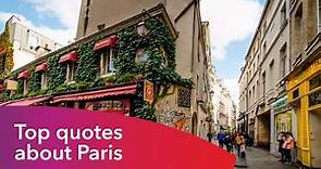 Top quotes about Paris
