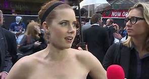 Amy Adams Stuns In See Through Fashion At Superman Premiere In Europe