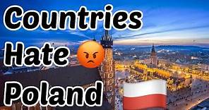 Top 10 Countries That Hate Poland 🇵🇱 / Enemies of Poland 😡