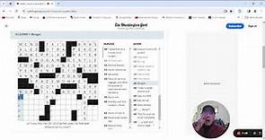 Washington Post Crossword: 11-20-23