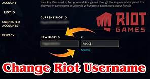[GUIDE] How to Change Riot Username Very Easily & Very Quickly
