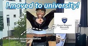 MOVING TO UNIVERSITY | Queen Margaret University, move in w/ m, accomodation tour!