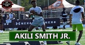 San Diego Lincoln (CA) 2025 QB Akili Smith Jr. at UA Next Future 50 | Son of NFL QB Akili Smith