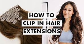 How to Clip In Hair Extensions