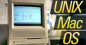 Apple A/UX: The First UNIX Mac OS!