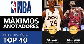🏀 Máximos anotadores de la historia de la NBA | Top 40